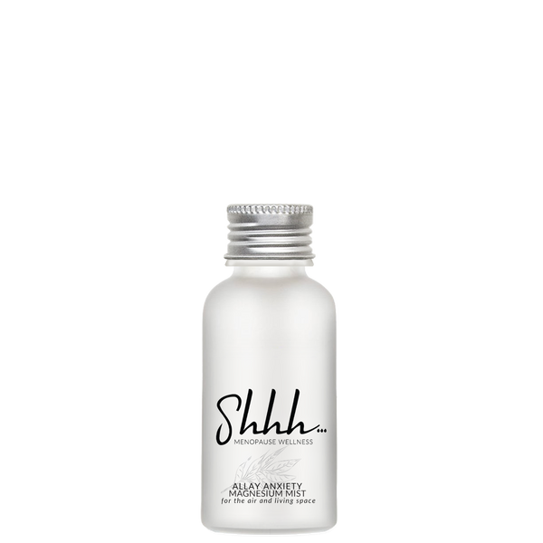 Shhh… Menopause Wellness Allay Anxiety Magnesium Mist for the air and living space. 30ml.
