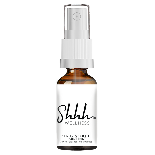 Shhh… Wellness Spritz & Soothe Mint Mist for hot flushes and redness. 20ml.