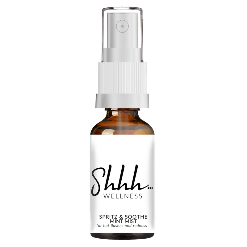 Shhh… Wellness Spritz & Soothe Mint Mist for hot flushes and redness. 20ml.