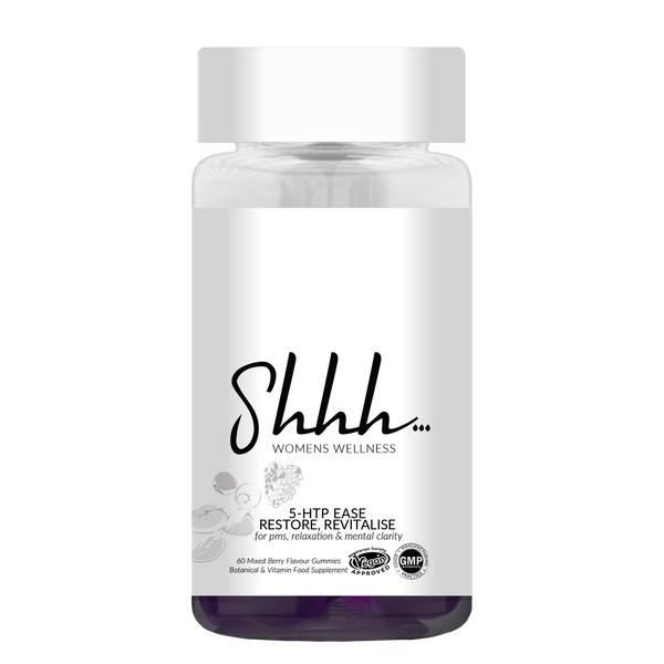 Shhh Womens Wellness 5-HTP Ease, Restore Revitalise for PMS, Relaxation & Mental Clariity